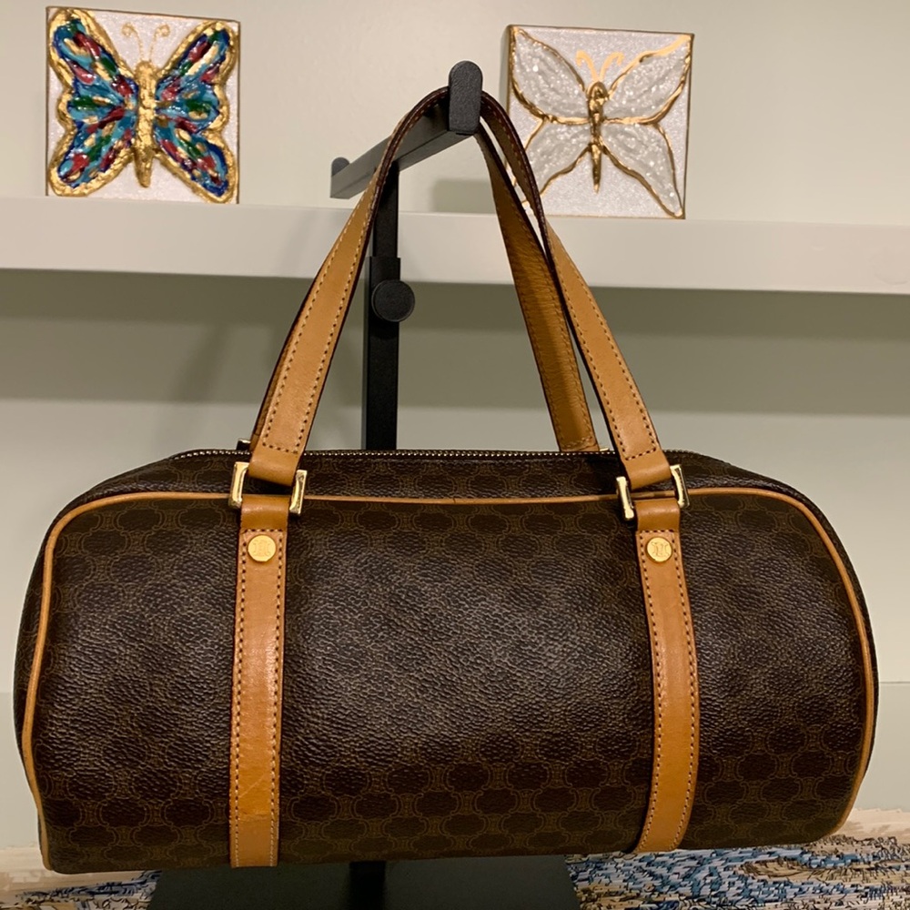 Celine Macadam Barrel Bag